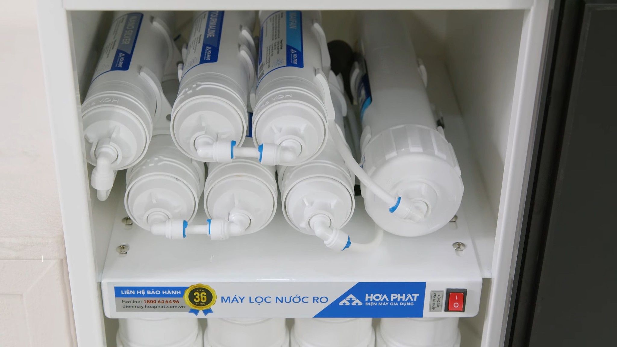 Máy lọc nước HPR526 trang bị 6 lõi lọc chức năng