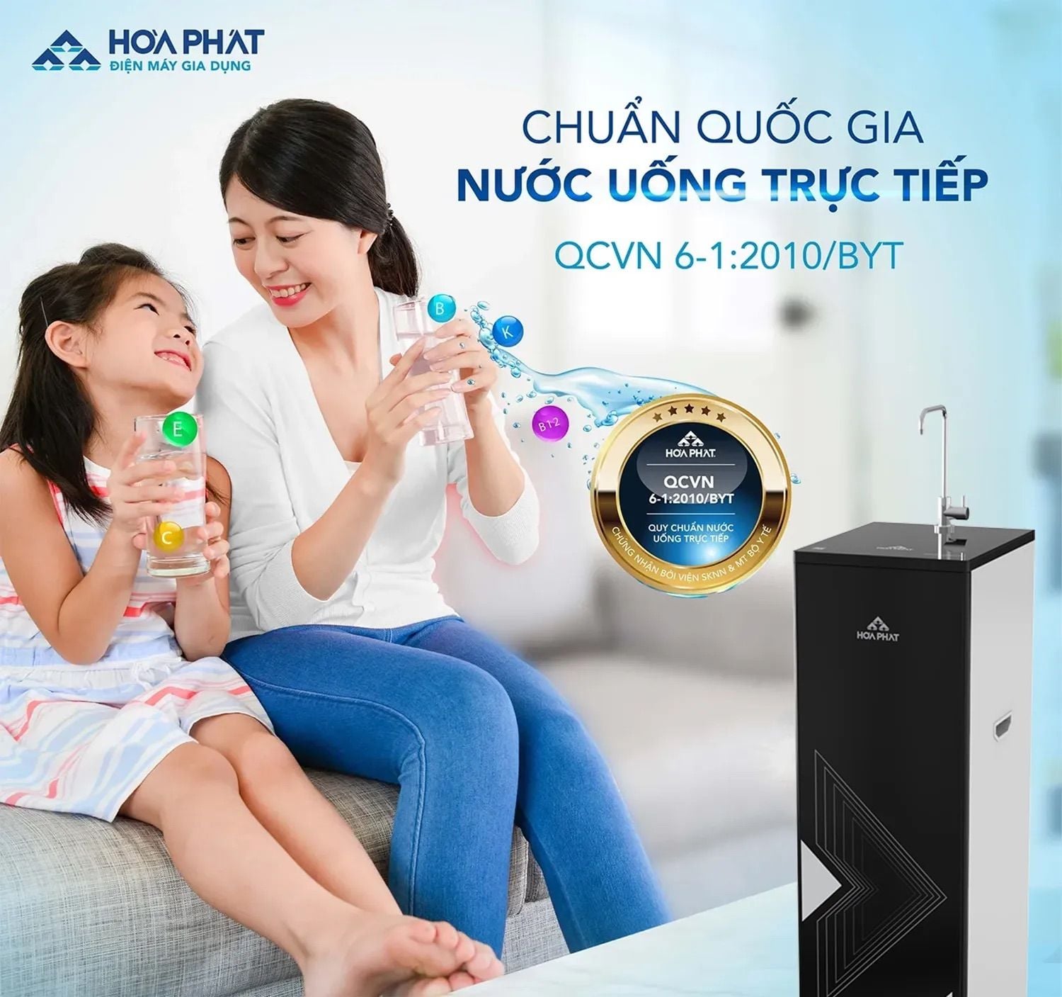 Chuẩn nước uống tinh khiết của Bộ Y Tế