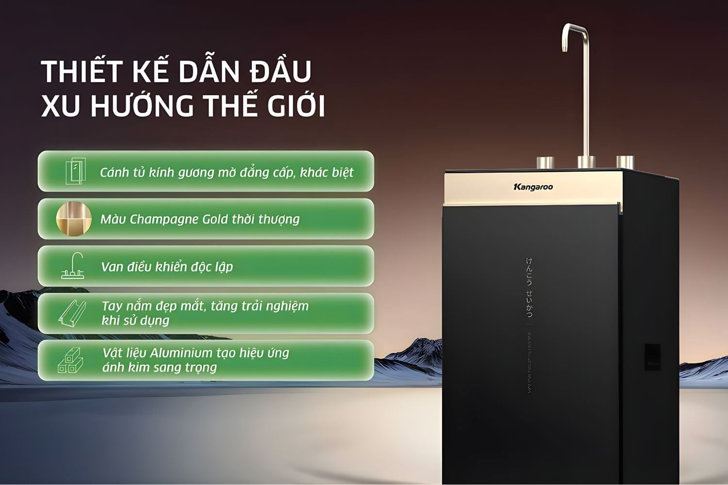 Kangaroo KGEP13A1 mang phong cách hiện đại, dẫn đầu xu hướng