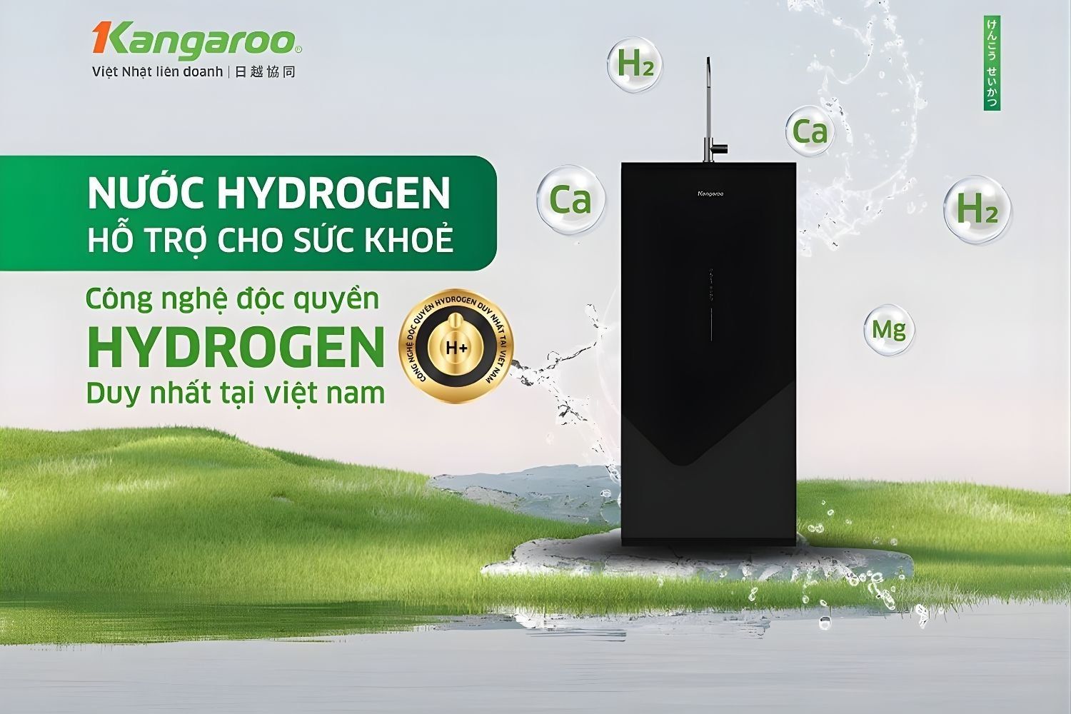 Tạo nước giàu Hydrogen tốt cho sức khỏe