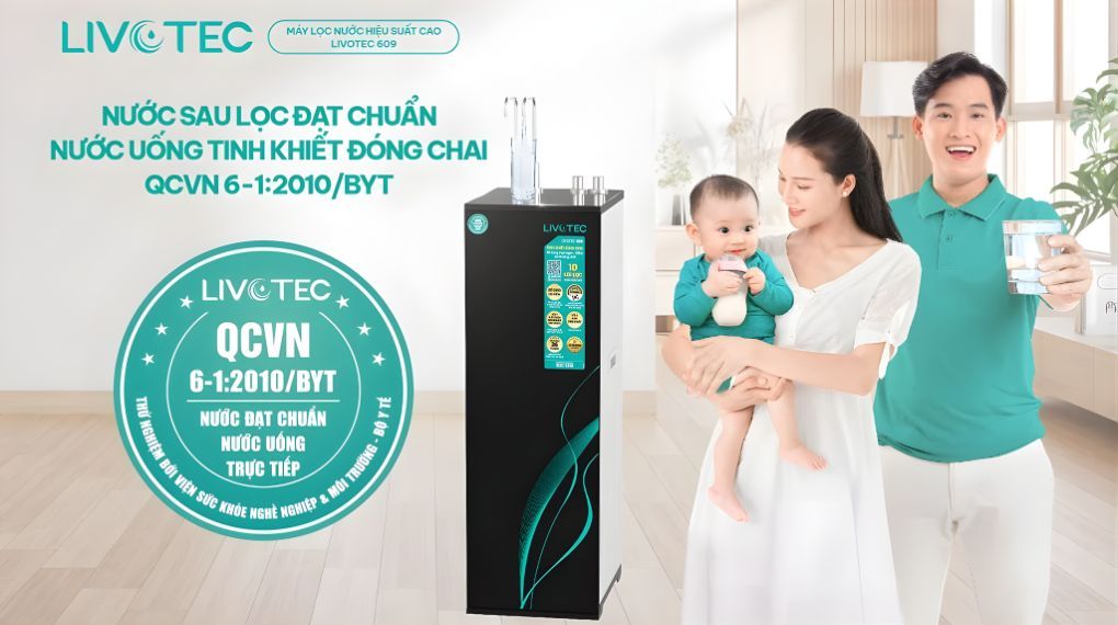 Giải pháp nước sạch tinh khiết đạt chuẩn y tế, chăm sóc sức khỏe bền vững cho cả nhà