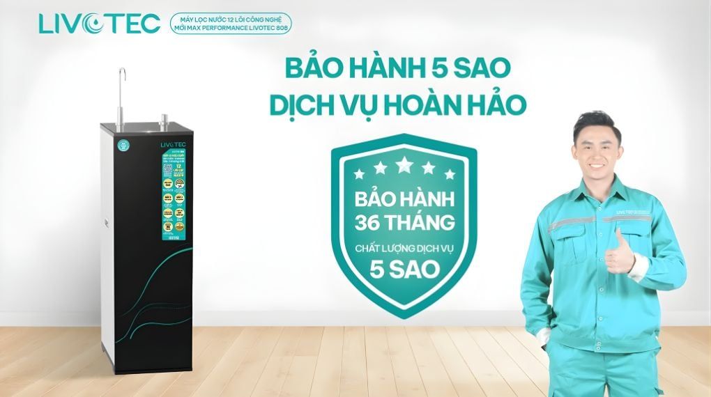 Bảo hành 3 năm chính hãng, đảm bảo quyền lợi tối đa cho khách hàng