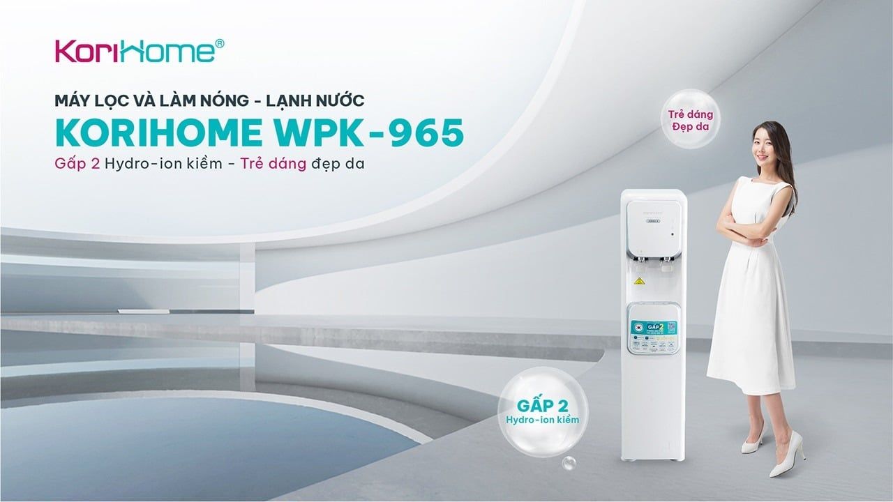 Máy lọc nước RO nóng lạng Korihome WPK-965