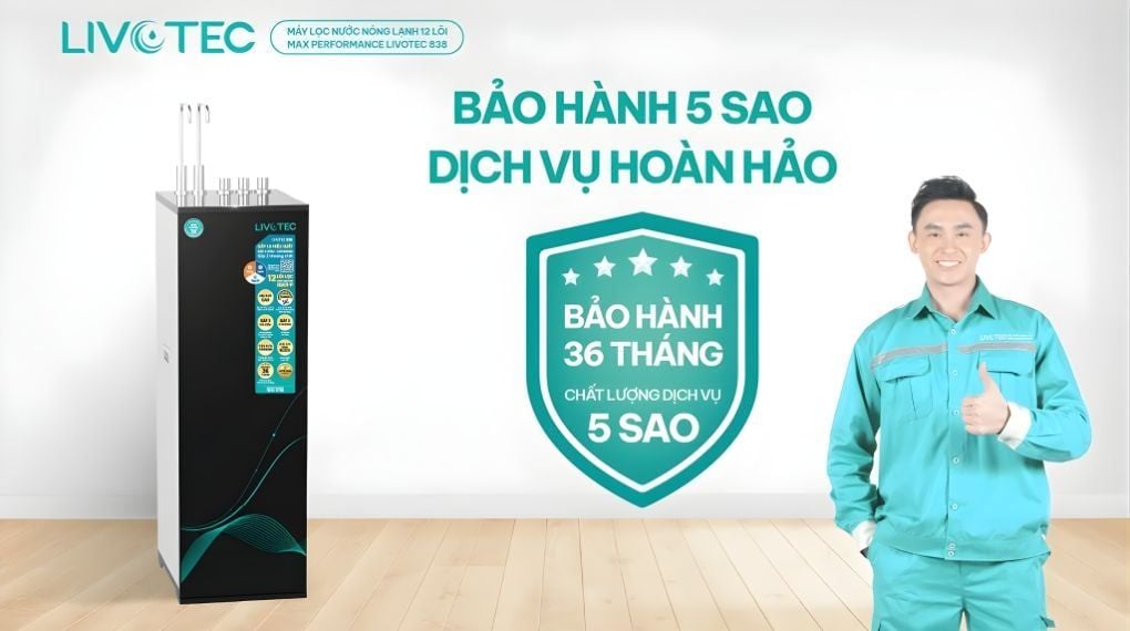 Chế độ bảo hành chính hãng lên đến 36 tháng