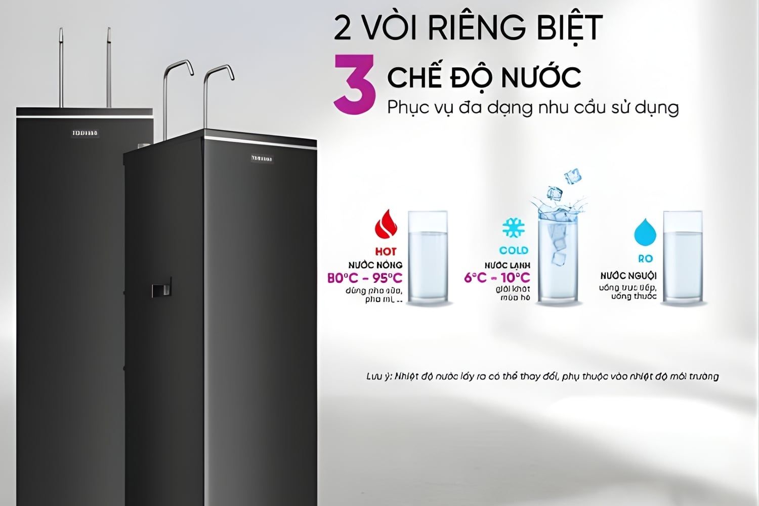 Máy tích hợp 3 chế độ nước nóng -&nbsp;lạnh -&nbsp;nguội