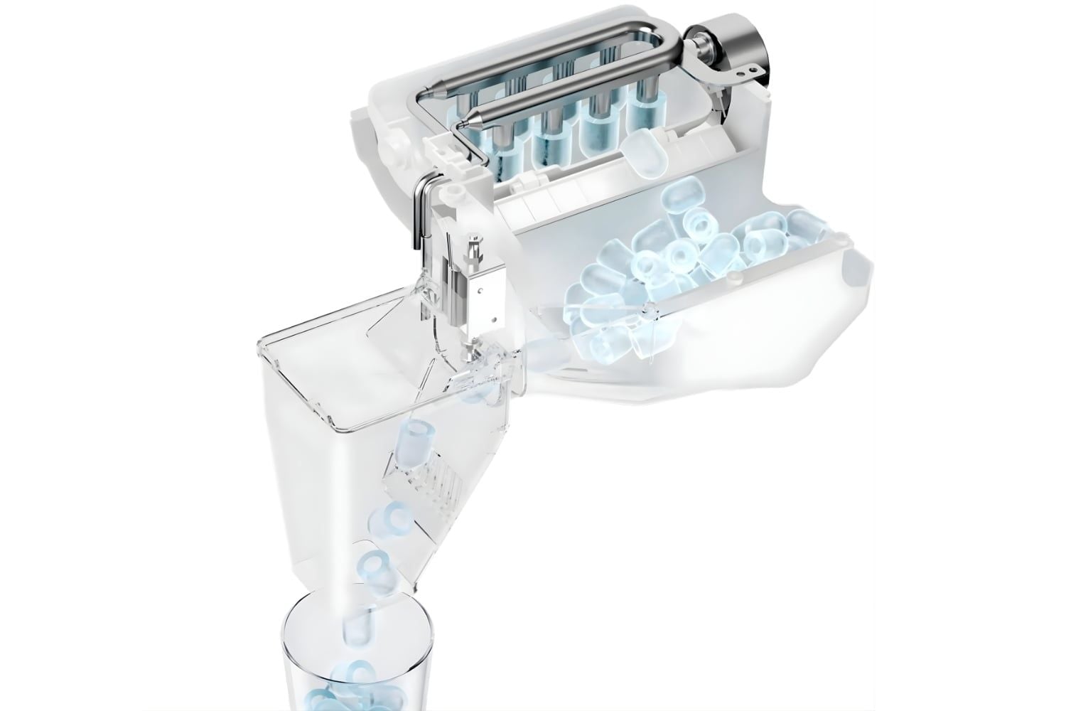 Hệ thống làm và trữ đá tự động - Đảm bảo nguồn cung đá luôn ổn định và liên tục