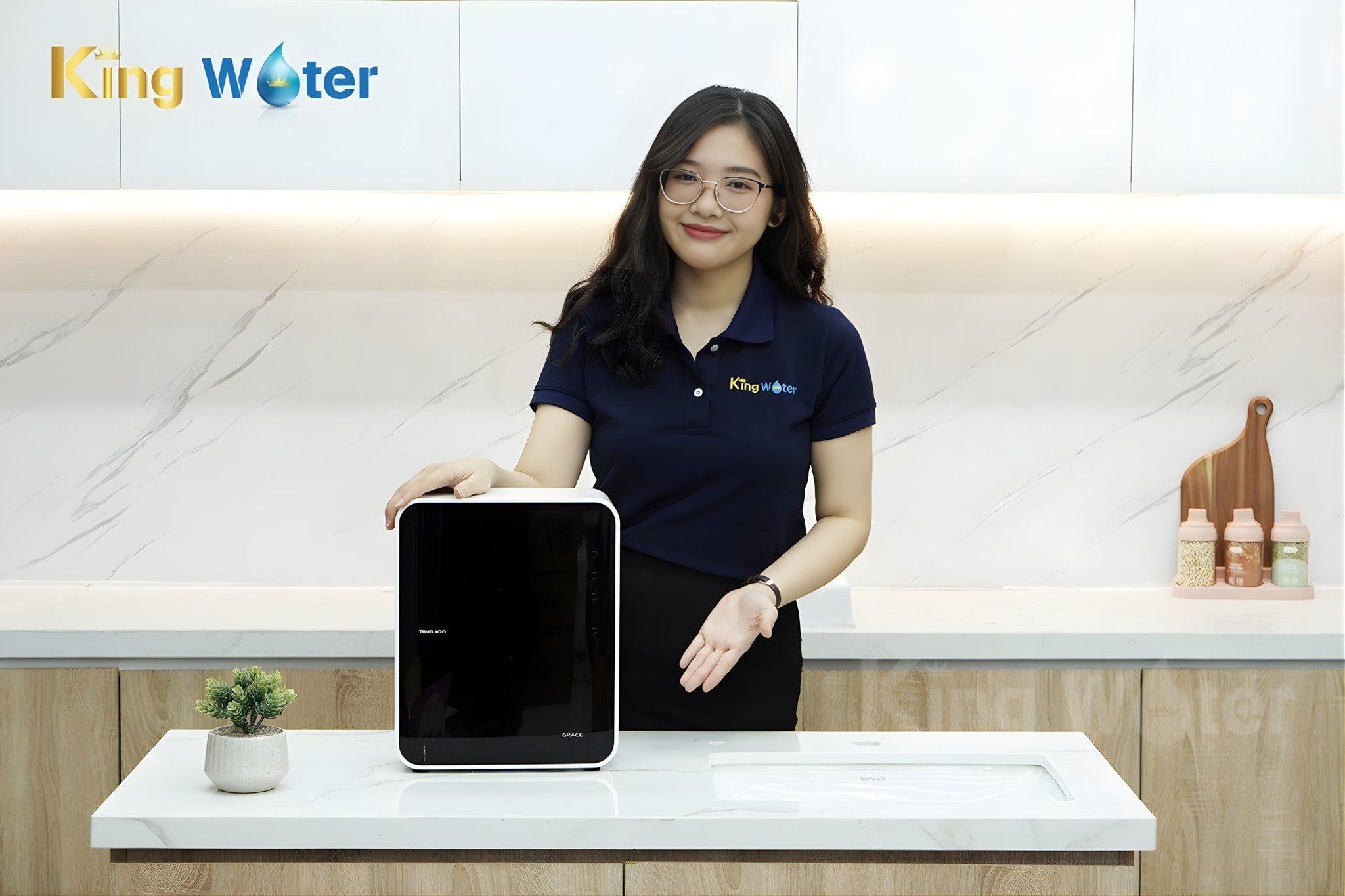 Trim ion Grace tích hợp màn hình led hiển thị trực quan