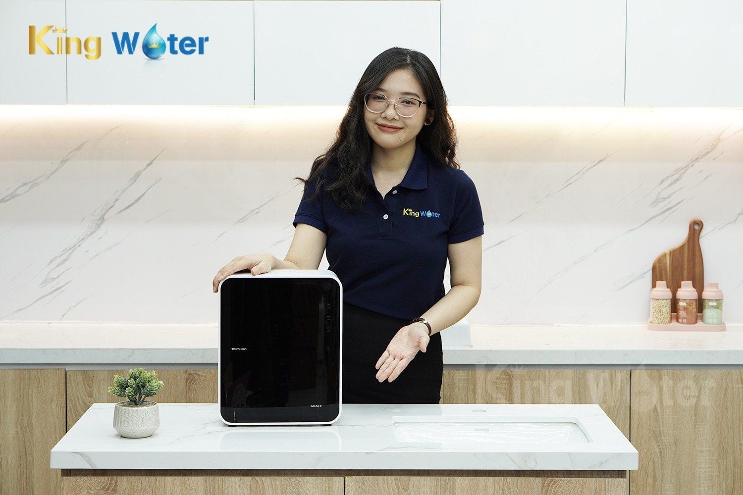 Máy lọc nước iON kiềm Trim iON Grace