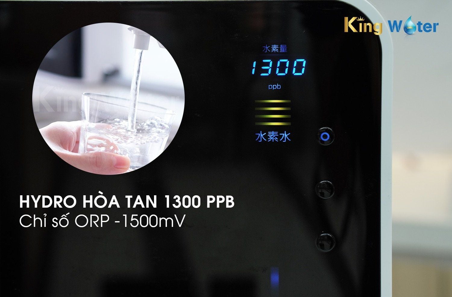 Nồng độ Hydro hoà tan số 1 thế giới