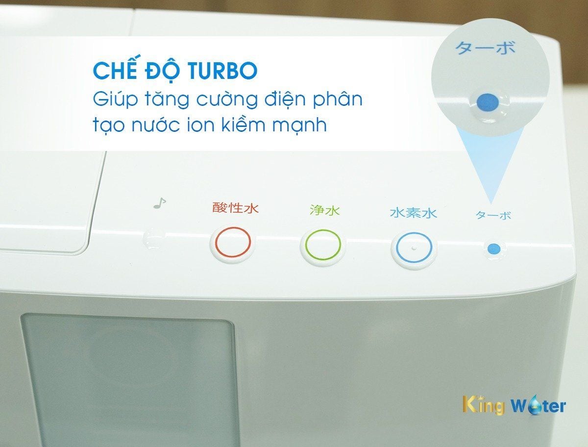 Chế độ Turbo giúp tăng cường điện phân