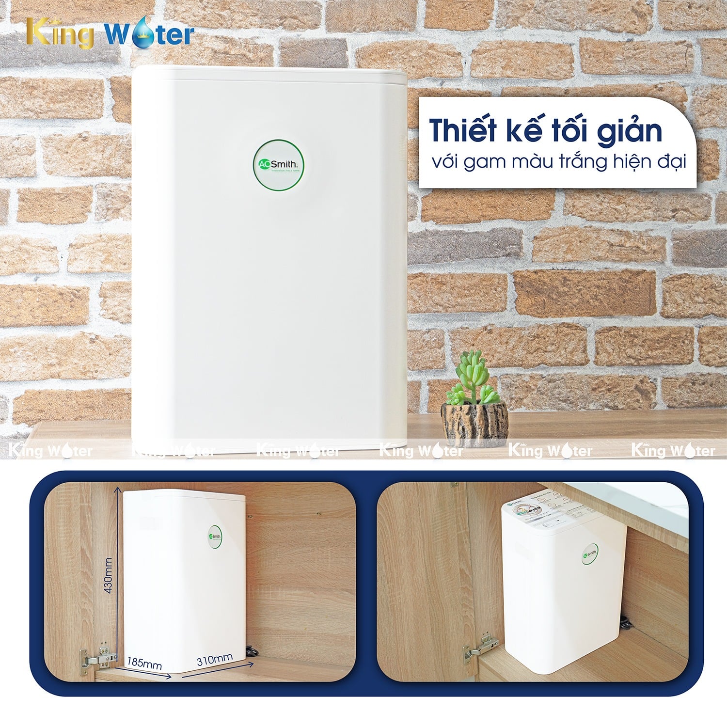 Máy lọc nước AO Smith S600 phù hợp với mọi không gian