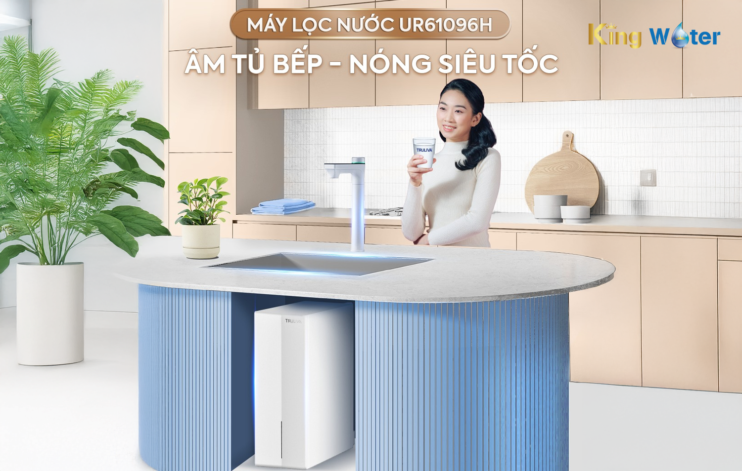 Máy Lọc Nước RO Nóng Nguội Truliva UR61096H