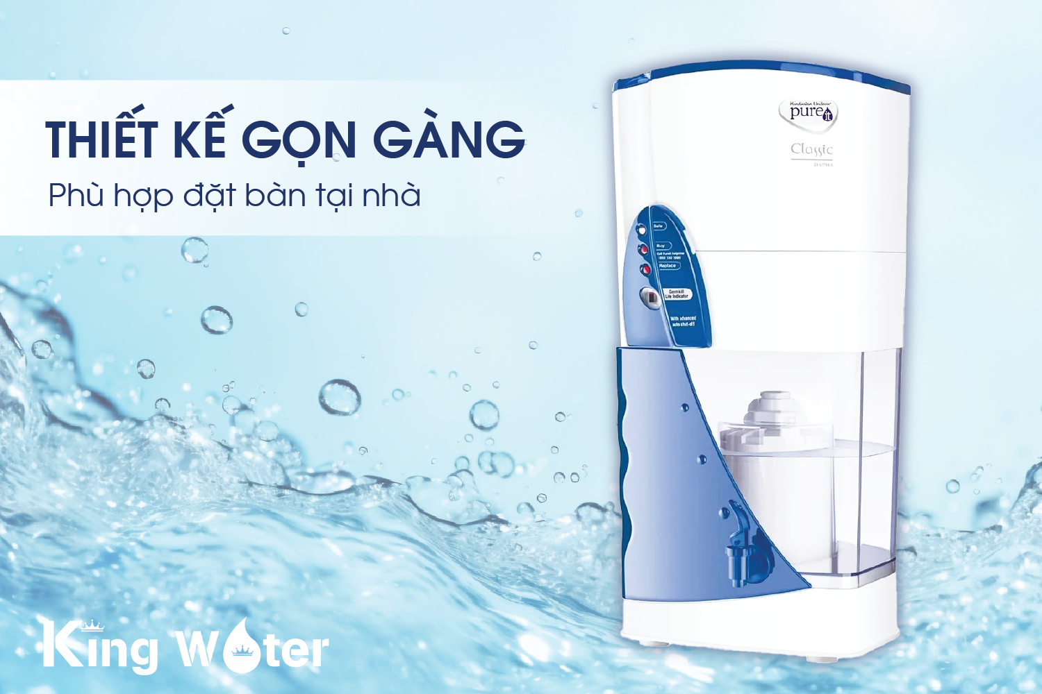 Thiết kế gọn gàng – Pureit Classic