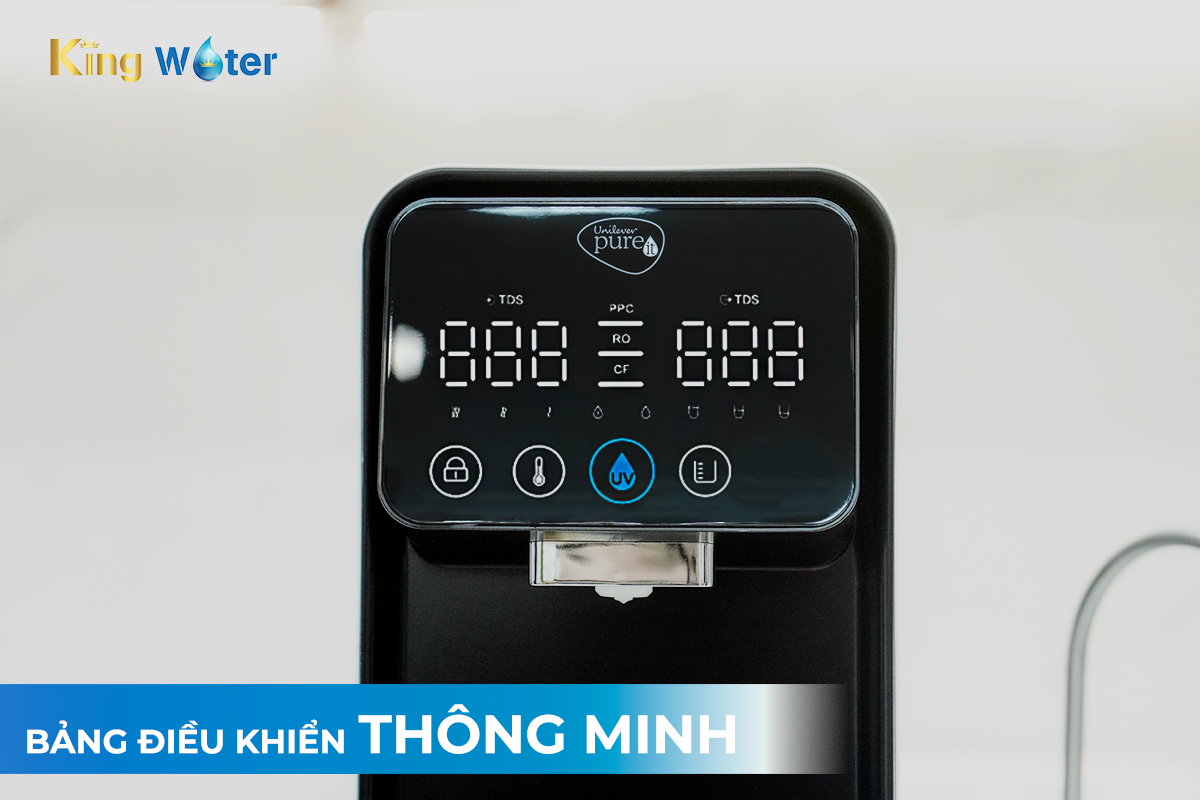 Bảng điều khiển thông minh của máy lọc nước Unilever Pureit Lavita CR5240