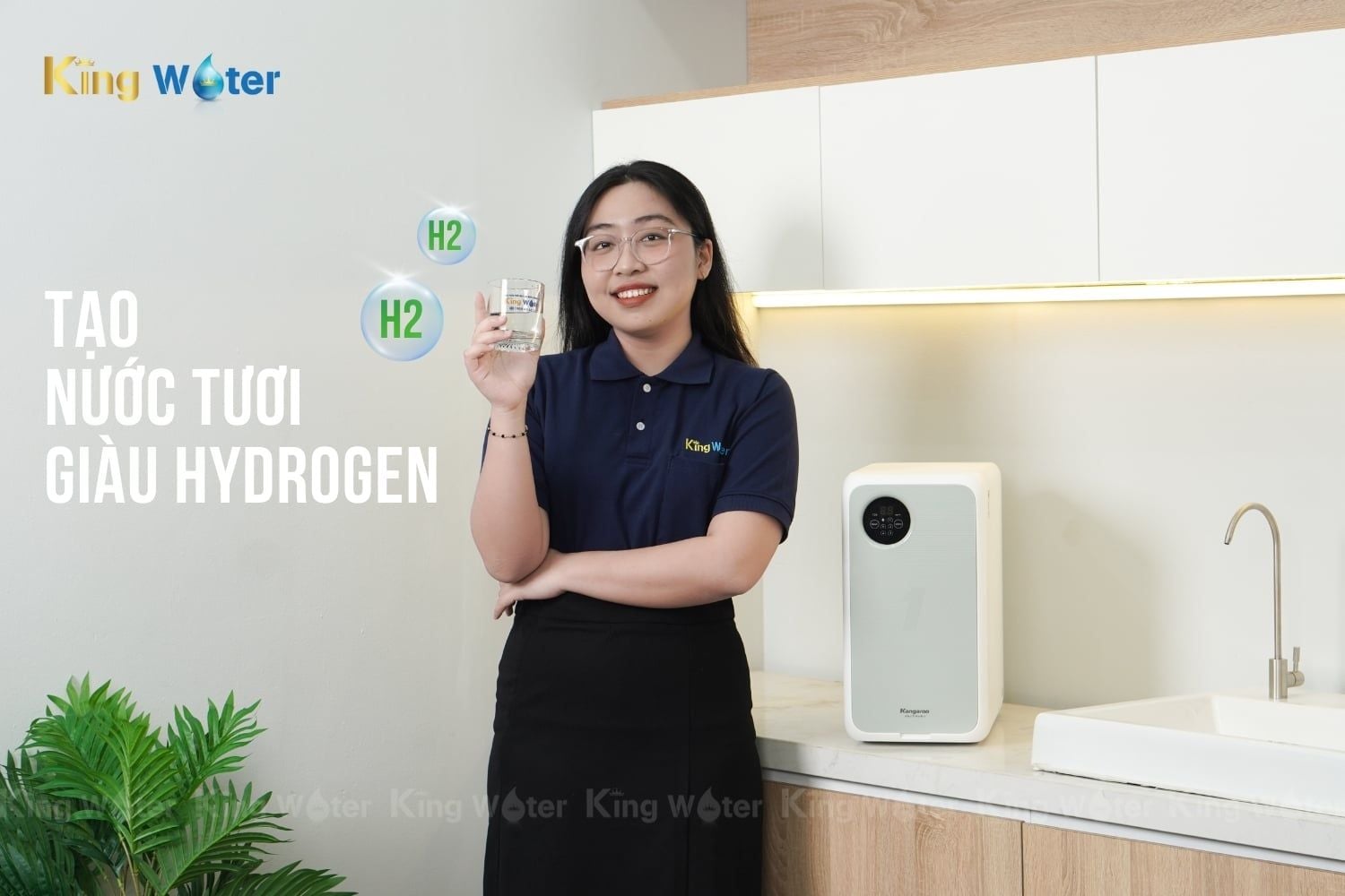 Máy lọc nước Kangaroo KG400HU cung cấp nguồn nước giàu hydrogen chất lượng cao