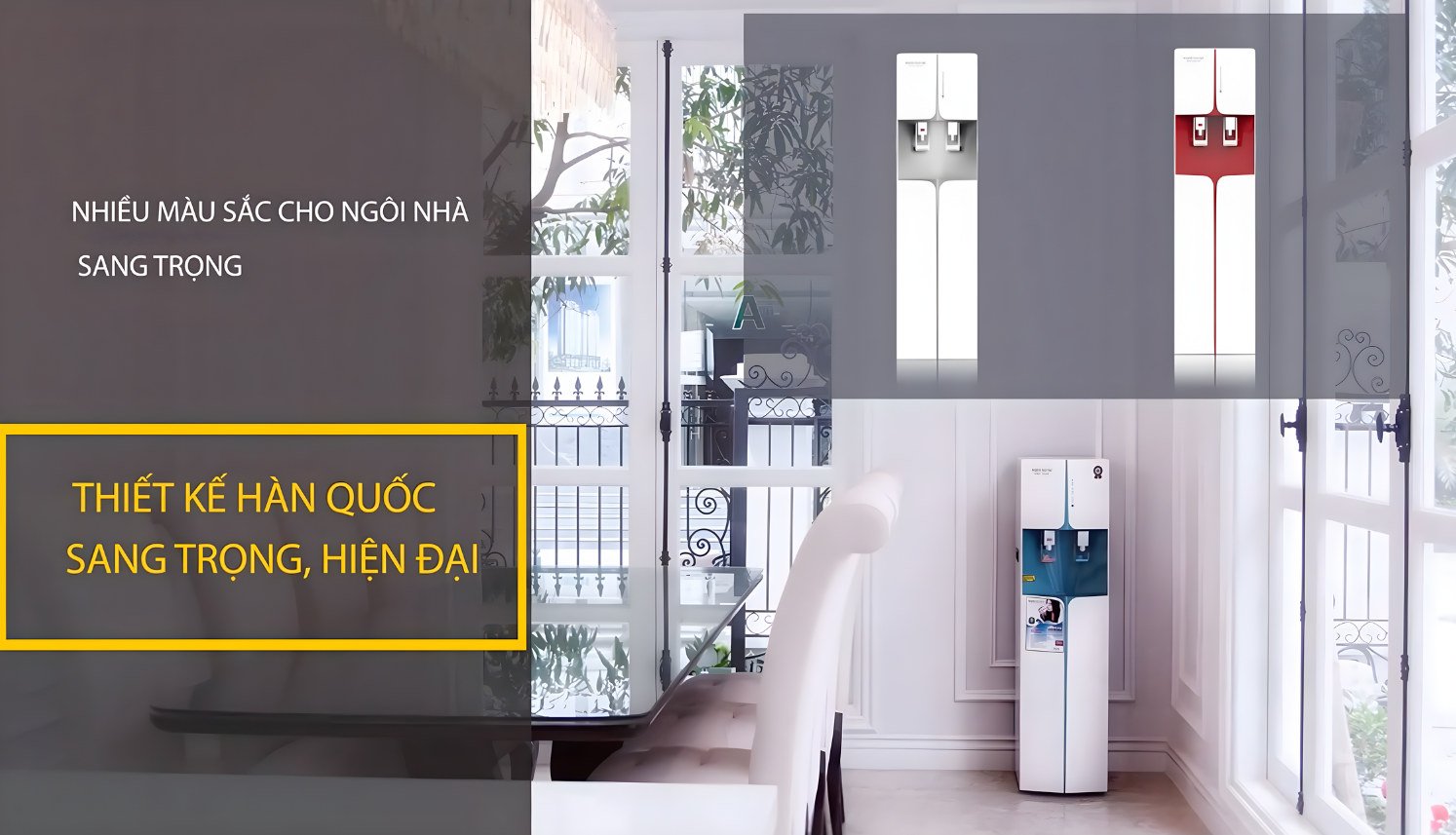 Máy lọc nước Korihome WPK-688-RO thiết kế chuẩn Hàn Quốc – Sang trọng và đẹp mắt