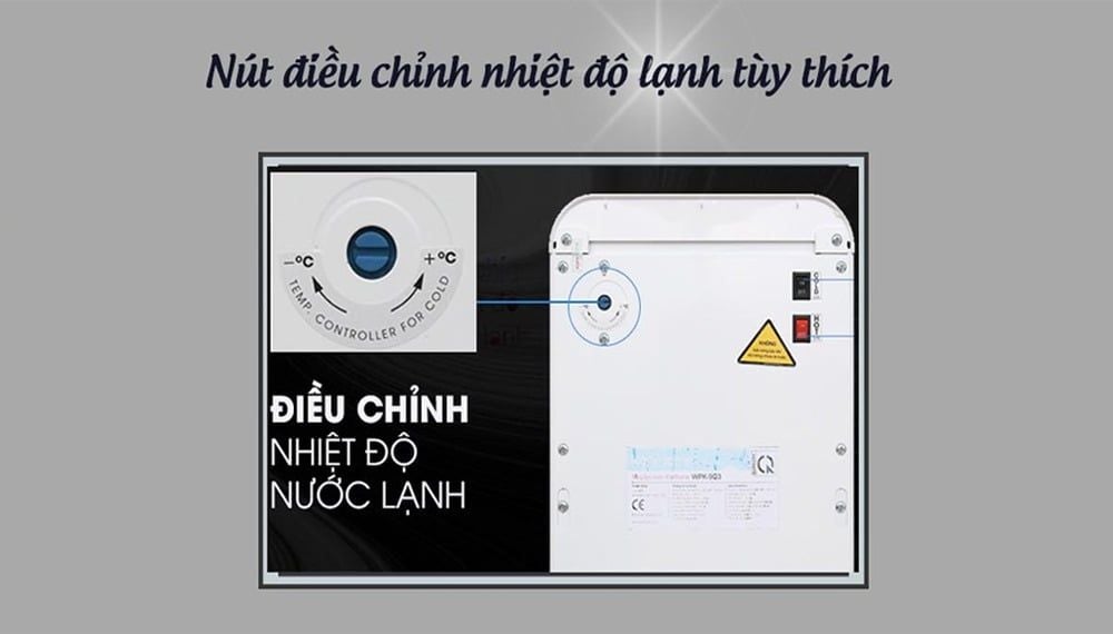 Nút điều chỉnh nhiệt độ lạnh theo ý muốn của bạn