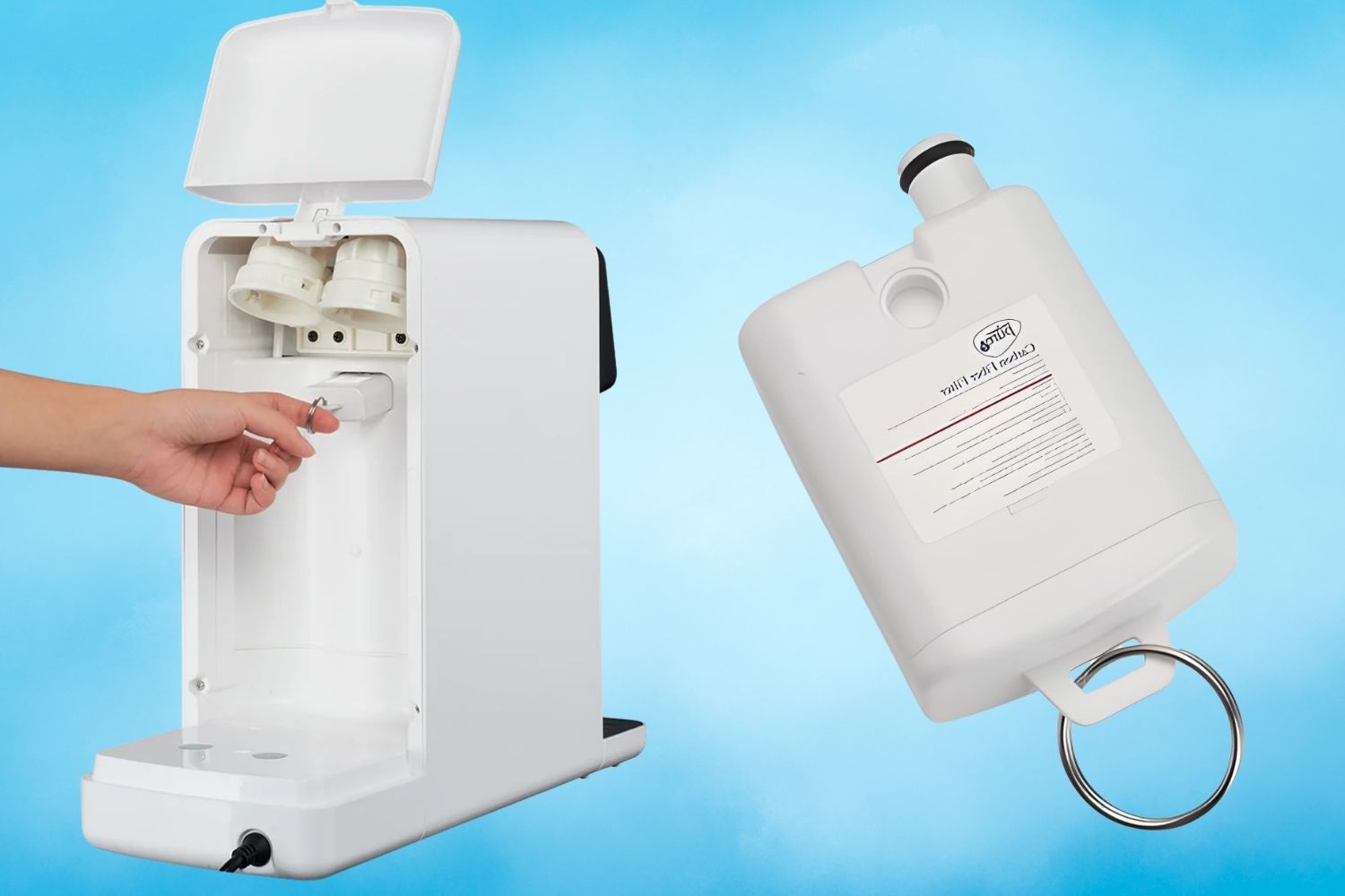 Lõi lọc CF  là cấp lọc hoàn thiện cuối cùng trong hệ thống máy lọc nước