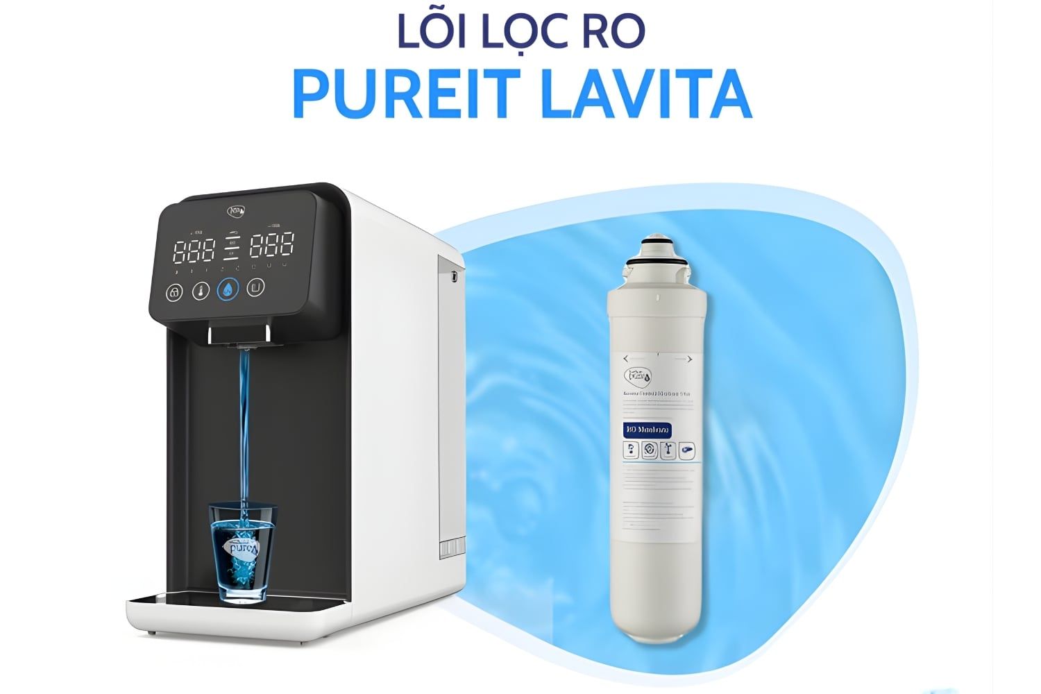 Màng RO giữ lại hầu hết các thành phần gây hại