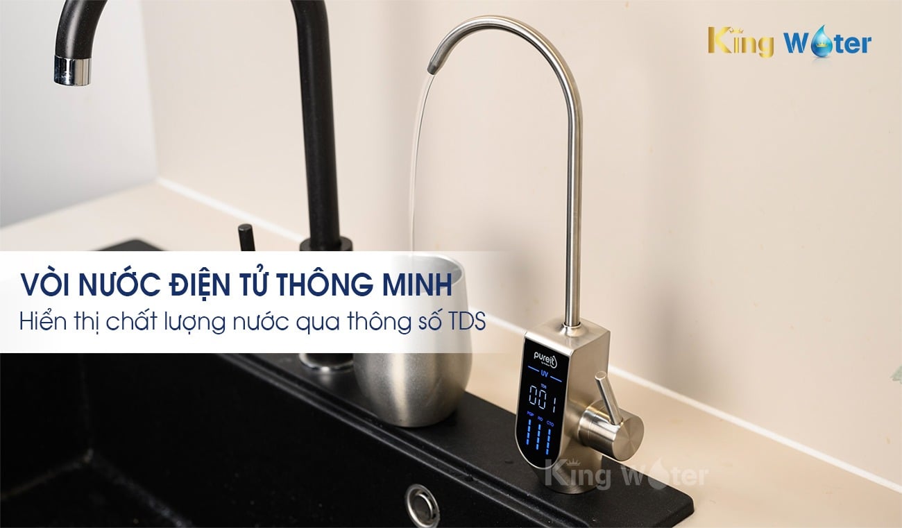 Pureit Delica UR5840: Vòi nước điện tử thông minh