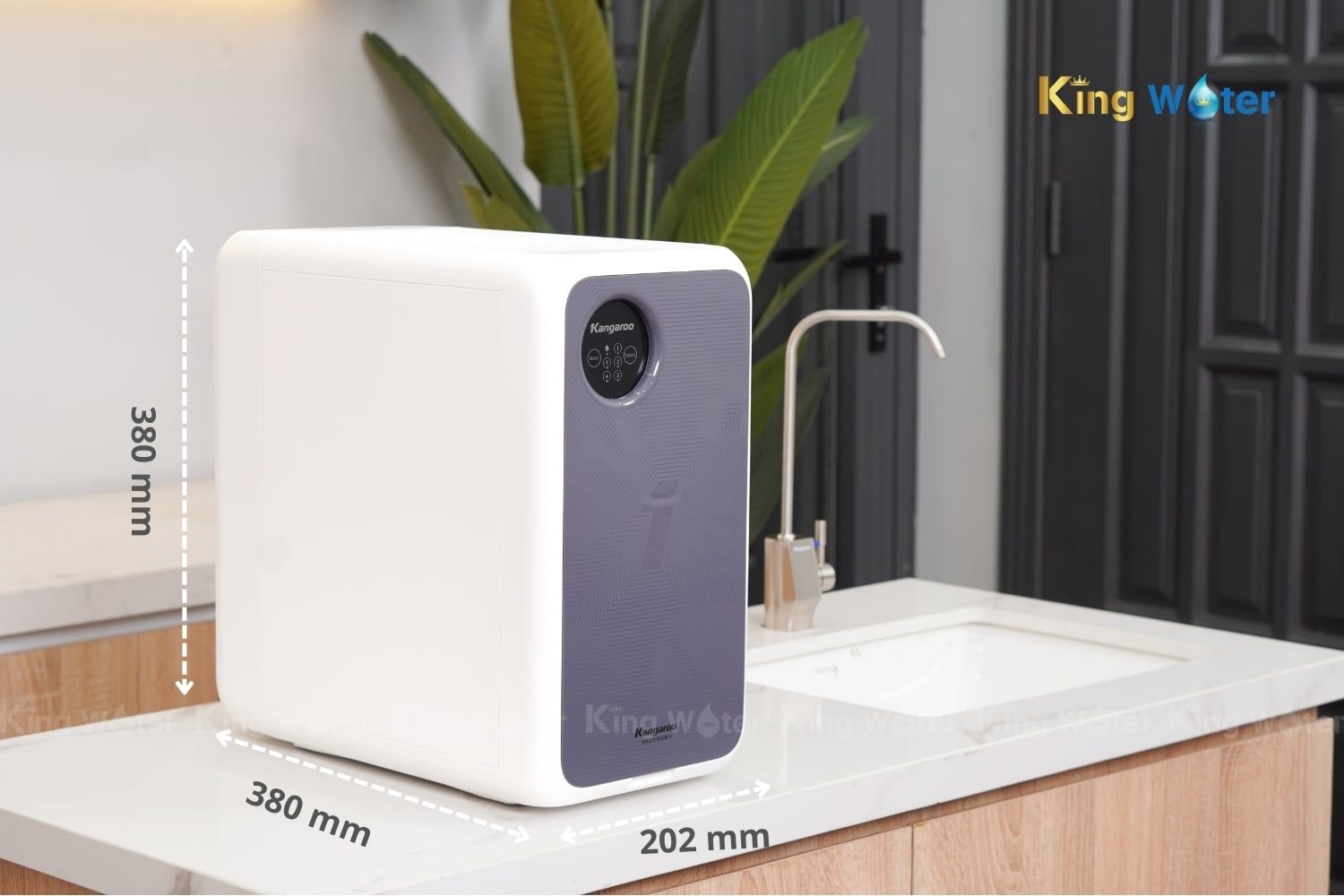 Máy lọc nước Kangaroo&nbsp;KG400US sở hữu kích thước siêu nhỏ gọn, đặc biệt là không bình chứa