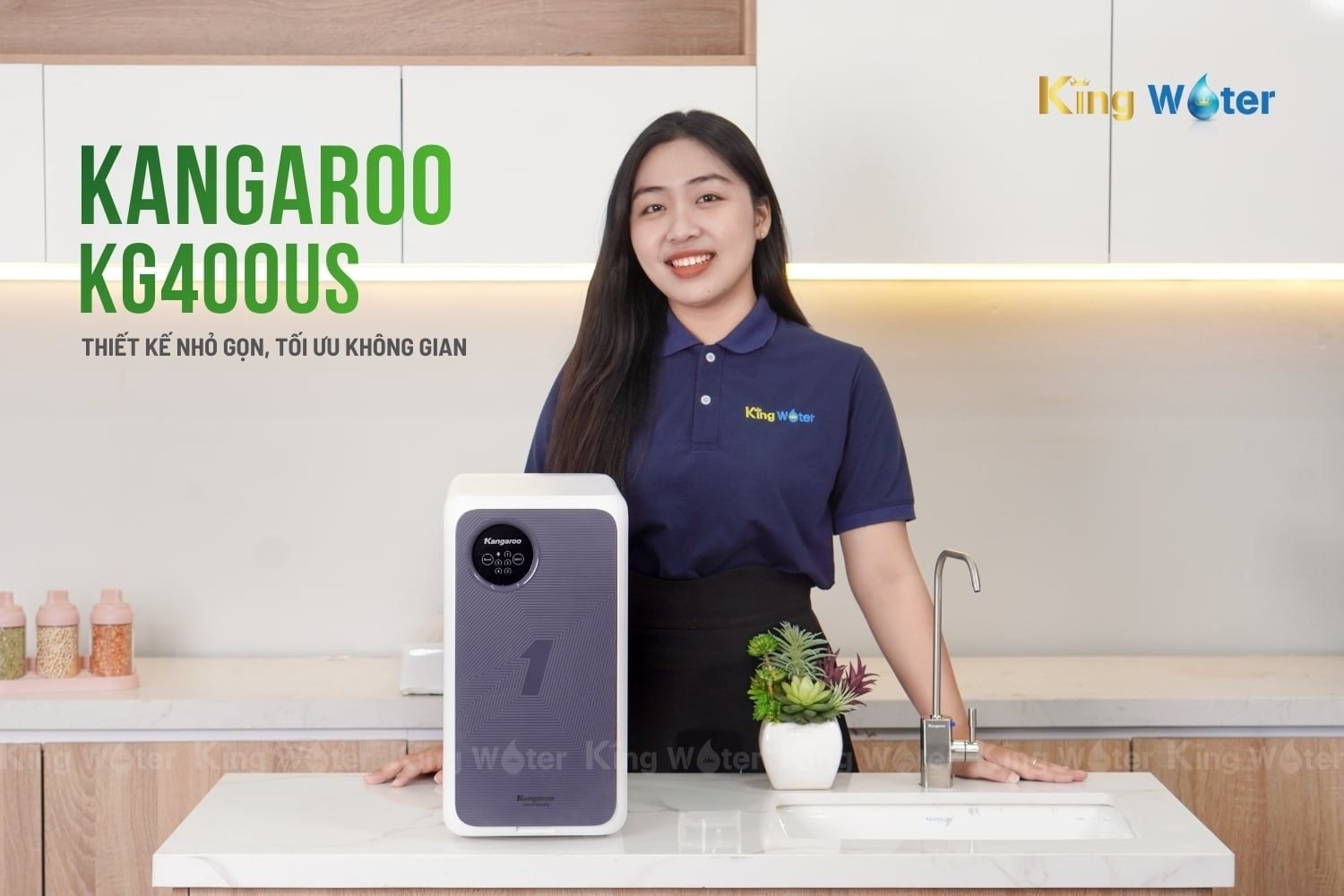 Máy Kangaroo&nbsp;KG400US thiết kế tối ưu, với toàn bộ linh kiện bảo vệ trong một lớp vỏ cao cấp