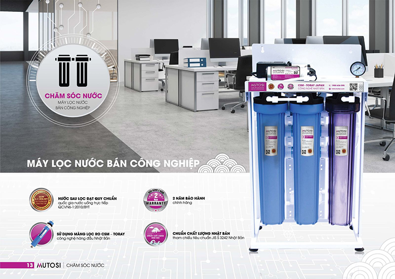 Máy lọc nước bán công nghiệp – Cho nhà hàng, cơ sở sản xuất
