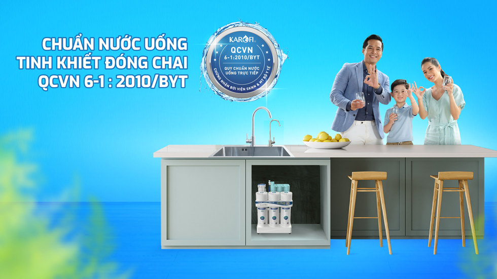 Karofi KAQ-UC05 đạt chuẩn Bộ Y Tế QCVN 6-1:2010/BYT