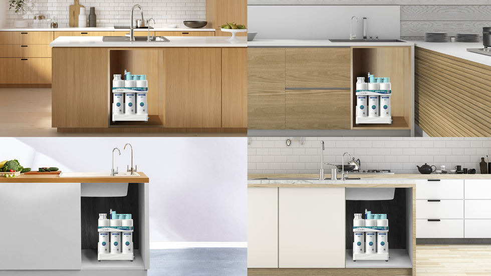 Máy phù hợp lắp đặt ở dưới gầm bếp