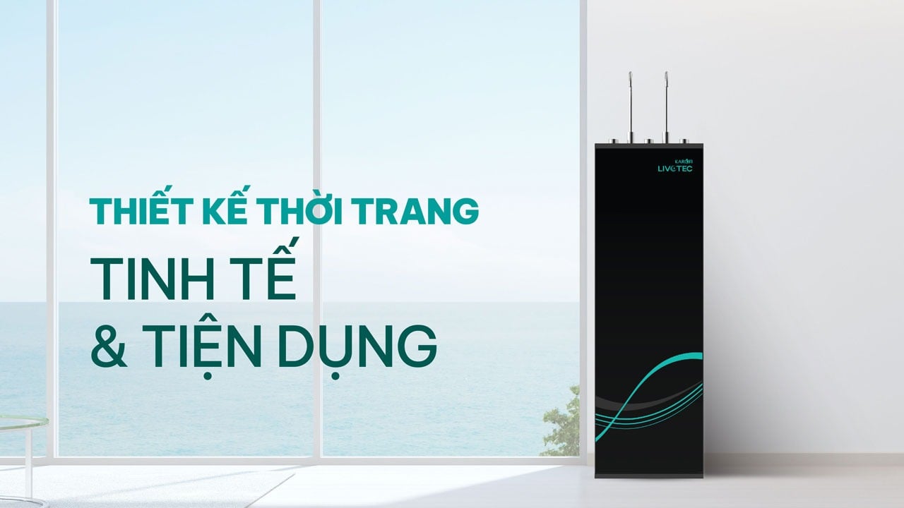 Karofi Livotec 612 sở hữu vẻ ngoài tinh tế, tiện lợi