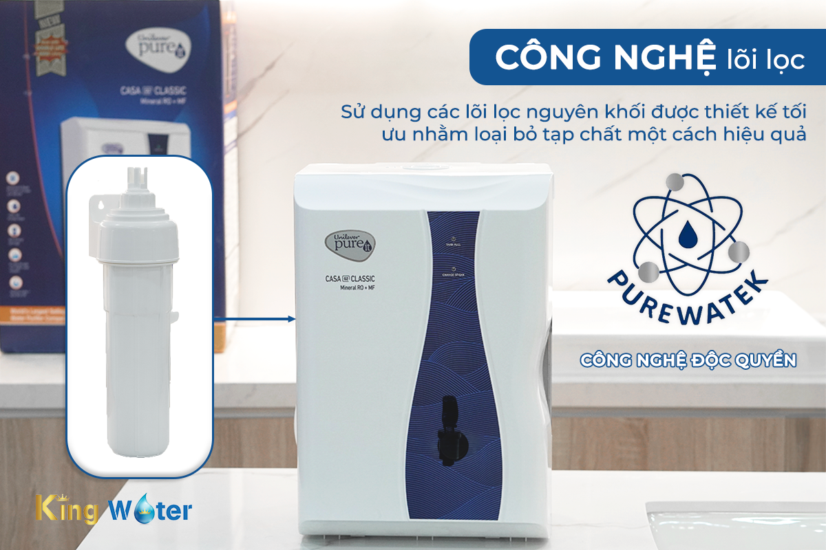 Công nghệ lõi lọc PUREWATEK – Pureit Casa G2