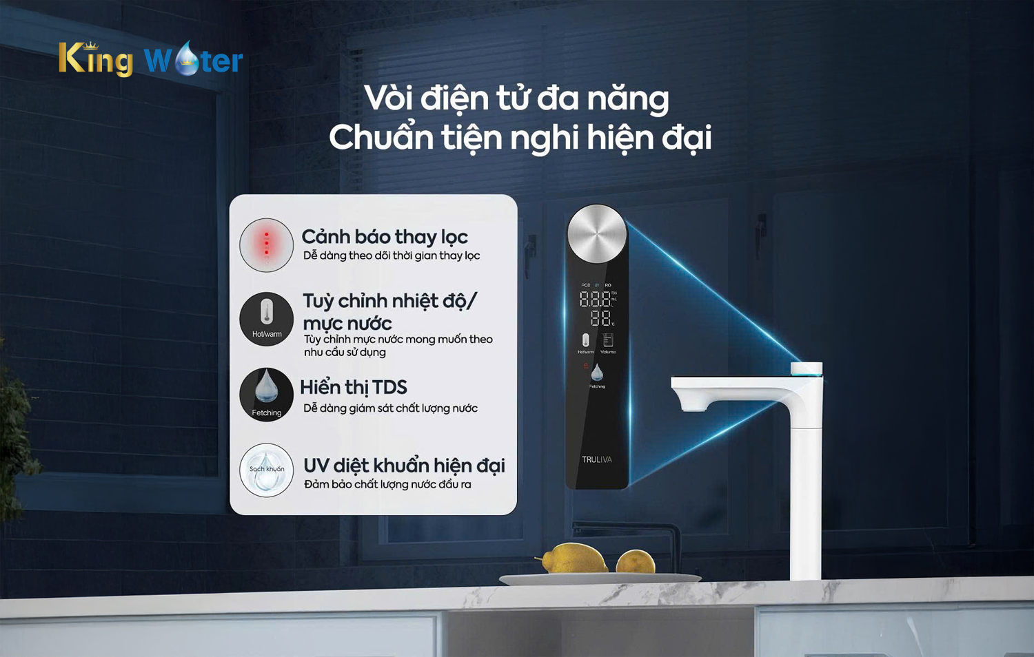 Vòi Thông Minh UV & Màn Hình Cảm Ứng