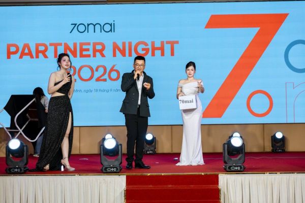 Sân khấu 70mai Partner Night 2026