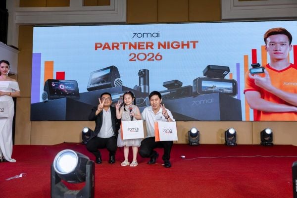 Khách mời và hình ảnh thương hiệu tại 70mai Partner Night 2026