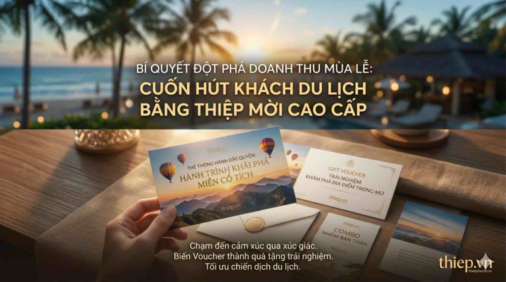 Cuốn Hút Khách Du Lịch Bằng Thiệp Trong Các Chiến Dịch Ưu Đãi Mùa Lễ