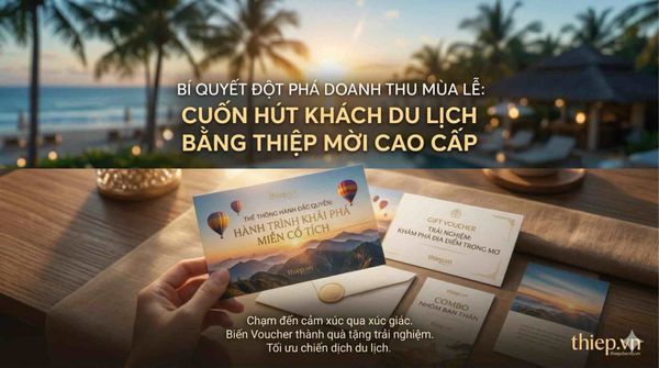 Cuốn Hút Khách Du Lịch Bằng Thiệp Trong Các Chiến Dịch Ưu Đãi Mùa Lễ