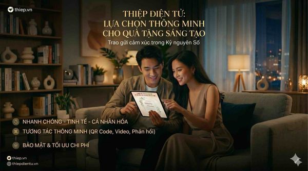 Thiệp điện tử – Lựa chọn thông minh cho các thương hiệu quà tặng sáng tạo