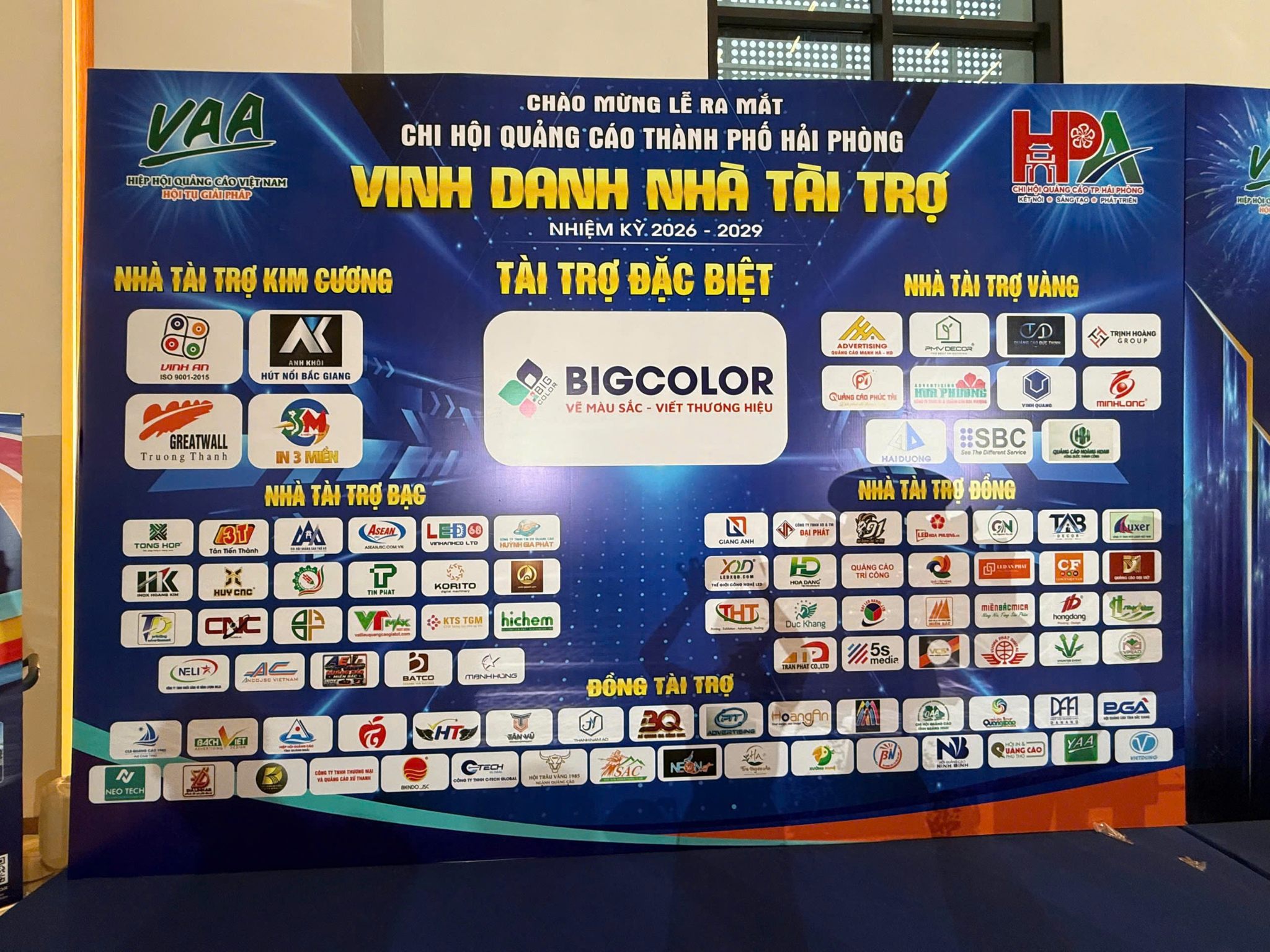 DECAL VĨNH AN CHÚC MỪNG LỄ RA MẮT CHI HỘI QUẢNG CÁO THÀNH PHỐ HẢI PHÒNG LẦN THỨ NHẤT THÀNH CÔNG RỰC RỠ