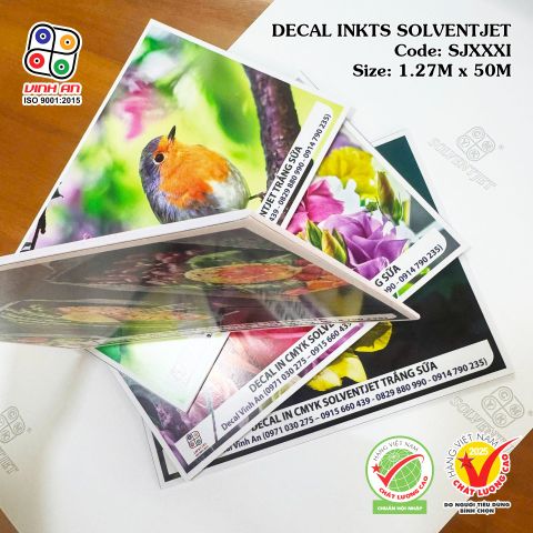 DECAL CMYK SOLVENTJET - Giái pháp tối ưu cho in ấn sự kiện và Quảng cáo ngắn hạn
