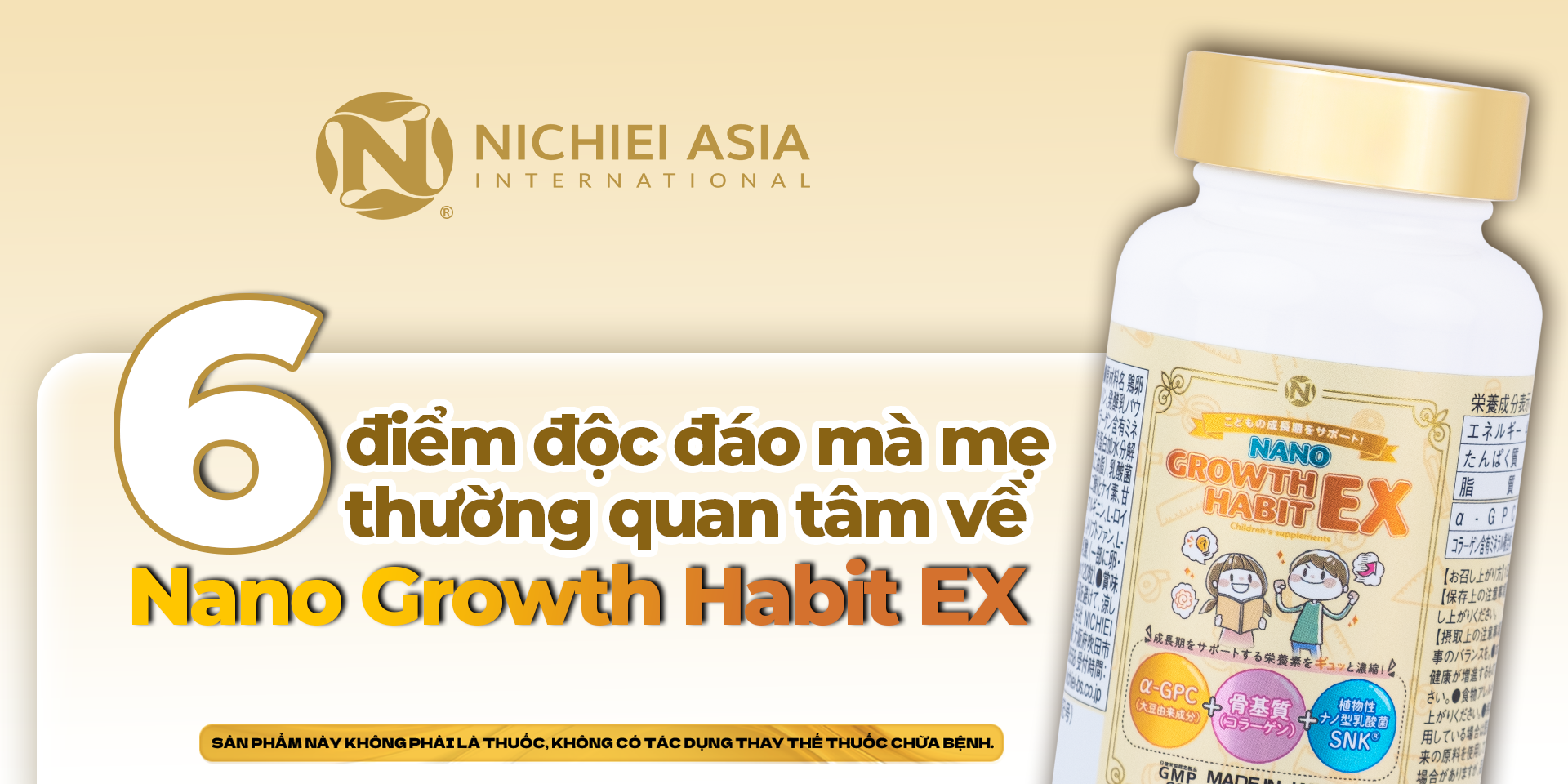 Giải đáp 6 thắc mắc lớn nhất của mẹ về Nano Growth Habit EX