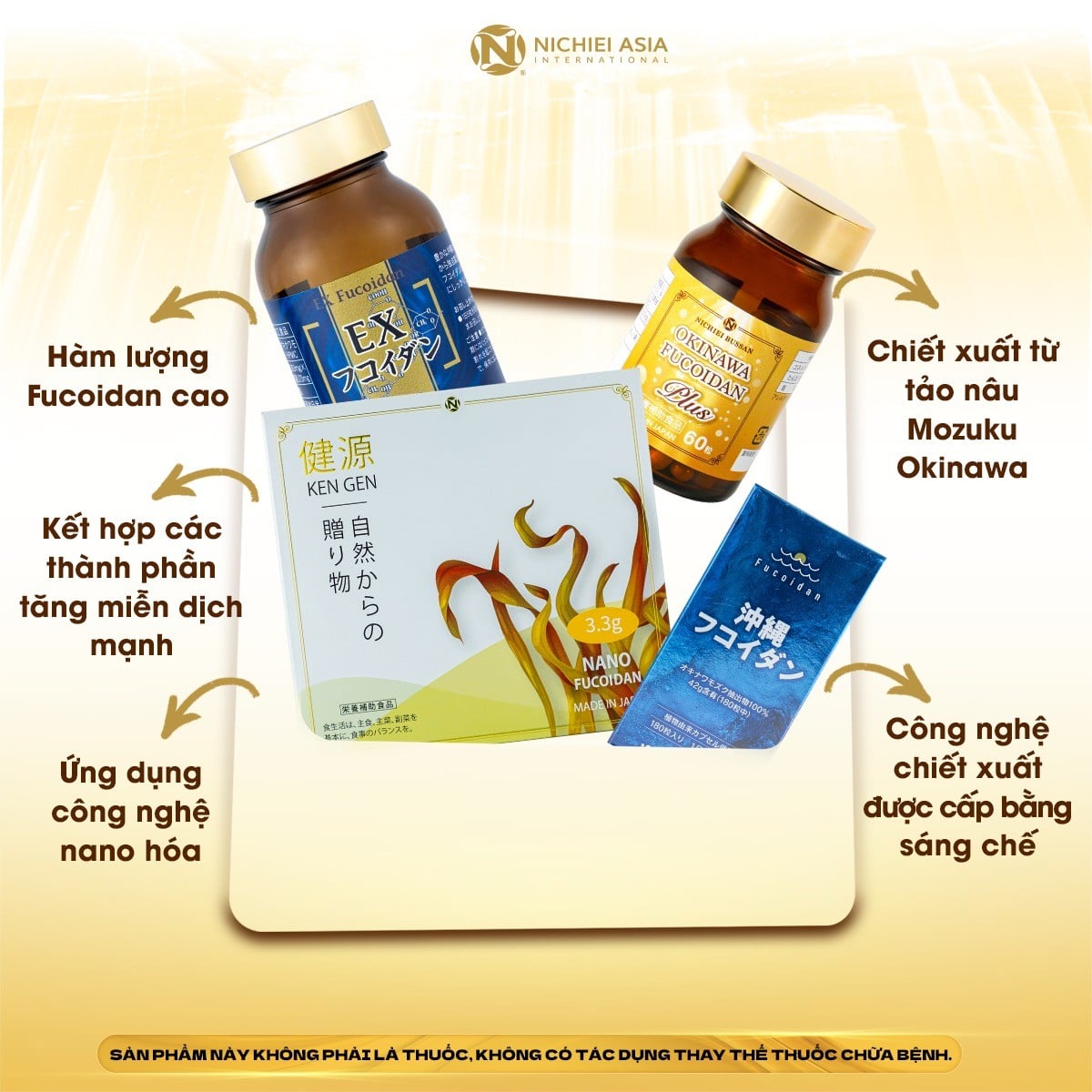 4 loại Fucoidan được nhiều người tin tưởng lựa chọn