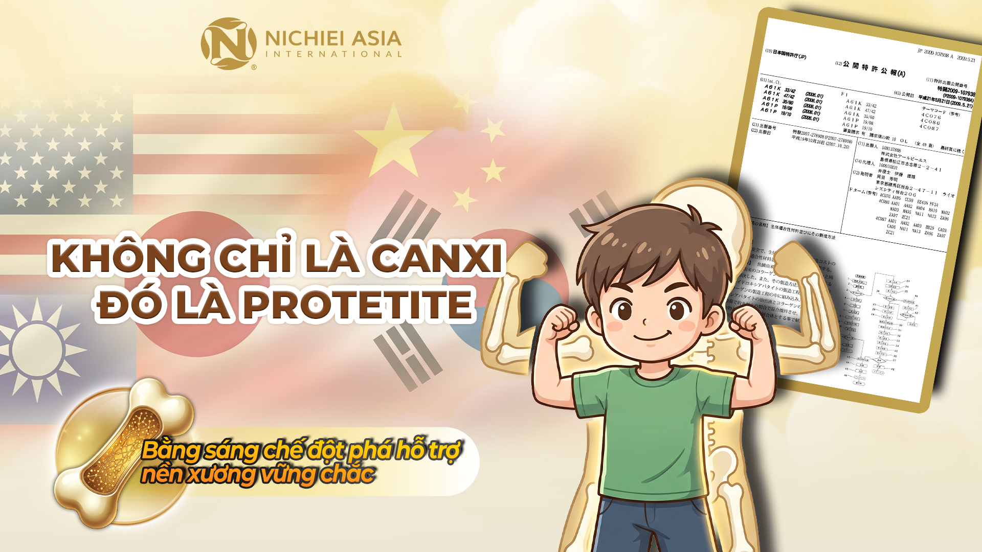 Phức hợp Protetite hỗ trợ xương và chiều cao của trẻ như thế nào?