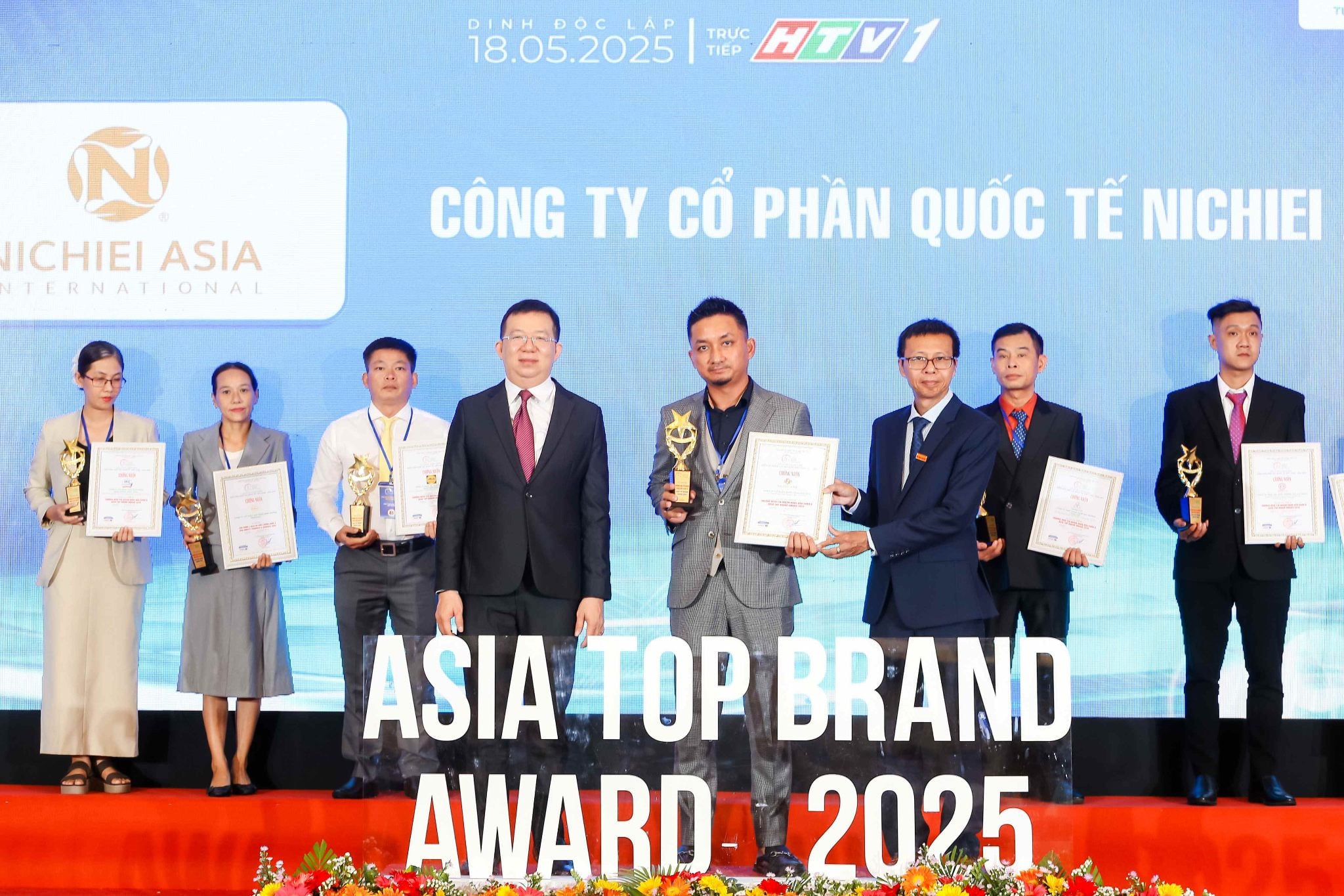 NICHIEI ASIA ĐẠT TOP 10 THƯƠNG HIỆU TÍN NHIỆM HÀNG ĐẦU CHÂU Á NĂM 2025