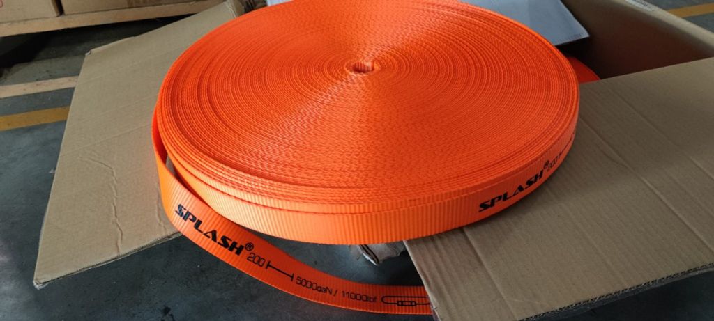 Dây Đai Vải Polyester Splash Chuyên Lashing Hàng Siêu Trường Siêu Trọng