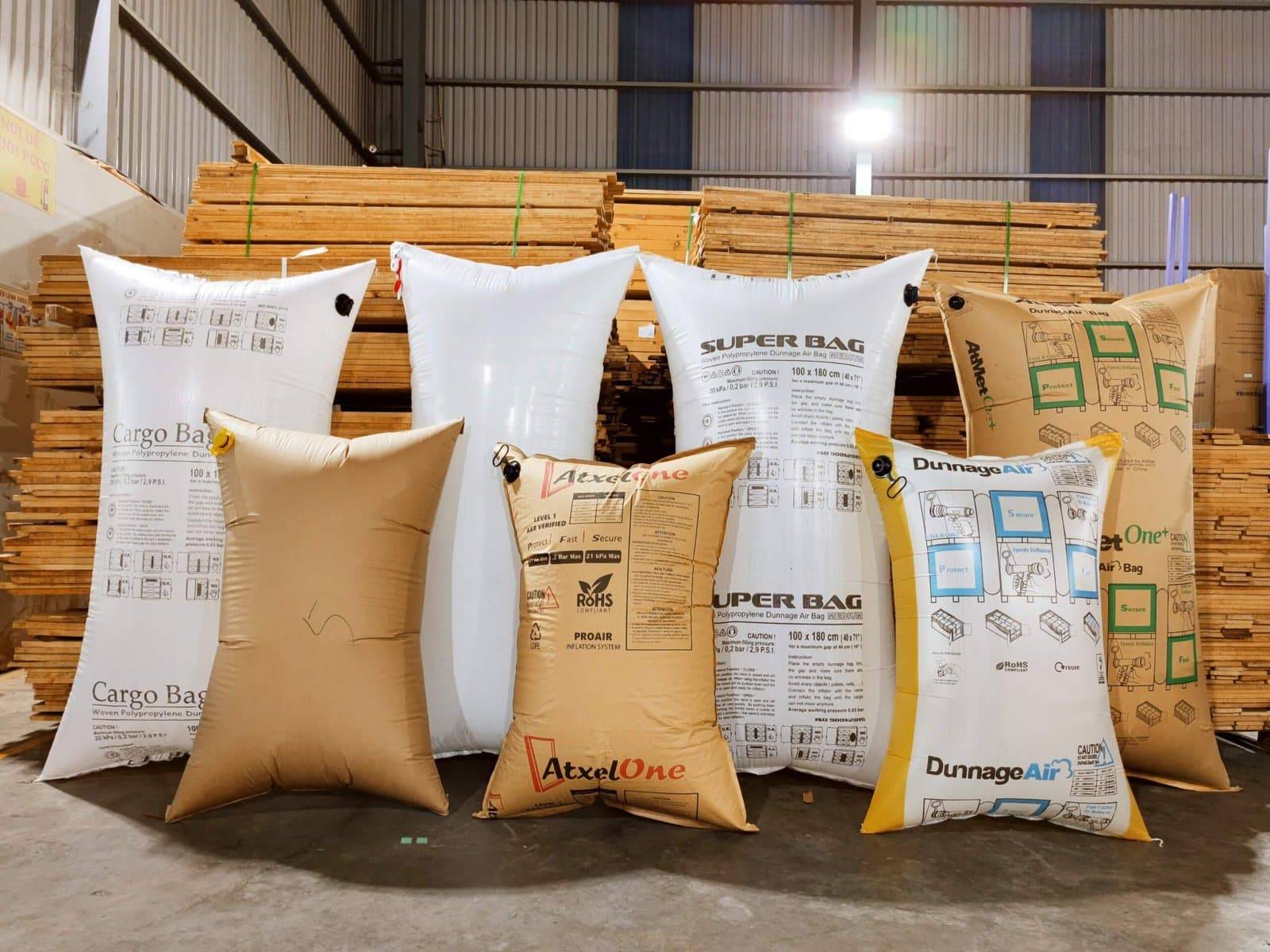 Túi Khí Chèn Container Dunnage Air Bag Giải Pháp Chống Xô Lệch Hàng Hóa