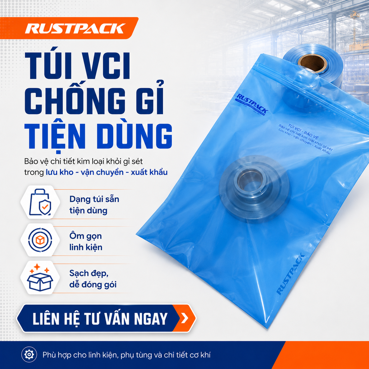 Khi Nào Nên Chọn Bao Bì VCI Thay Vì Dầu Chống Rỉ?