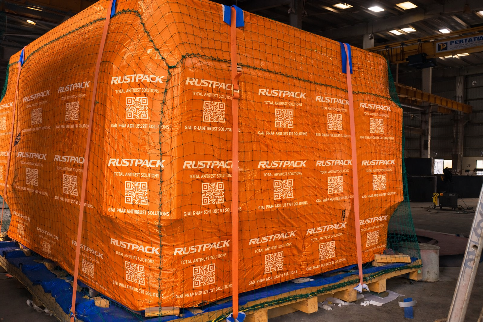 Màng Chống Rỉ Sét VCI RustPack Cho Máy Móc Công Nghiệp