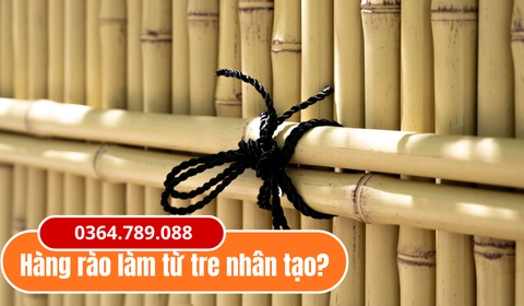 Hàng Rào Làm Từ Tre Nhân Tạo – Nên Hay Không? – Cỏ rơm nhân tạo