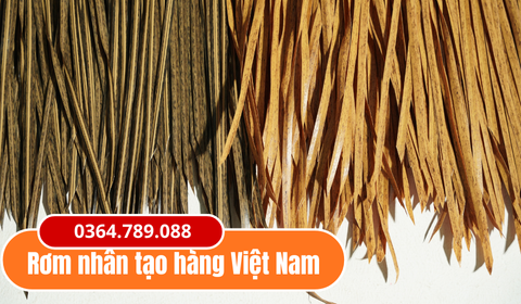 Rơm nhân tạo hàng Việt Nam – Rơm nhựa sản xuất trong nước giá tốt – Cỏ ...