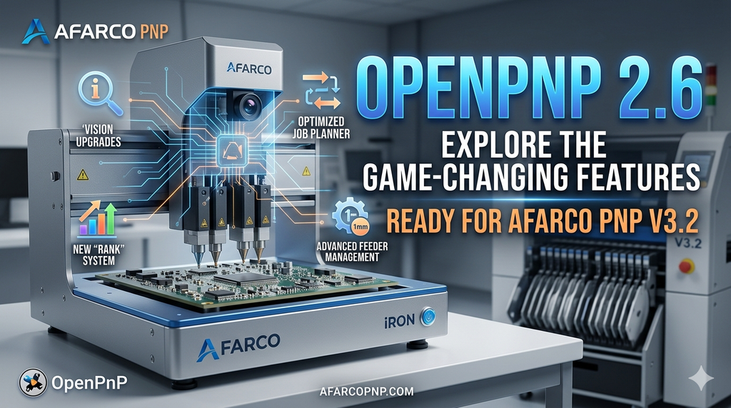 











    



        
    

OpenPnP 2.6 New Features & Why It’s the Perfect Match for AFARCO PnP Machines
